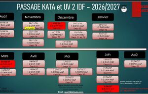 Passage Kata, UV2 et Shiaï IDF