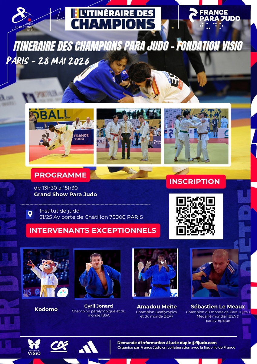 Itinéraire des champions para judo - Fondation Visio
