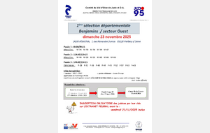 Sélection 1 benjamins : Secteur ouest