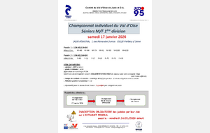 Championnat individuel du Val d'Oise séniors 1ère division