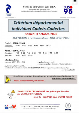 Critérium Cadets
