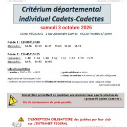 Critérium Cadets