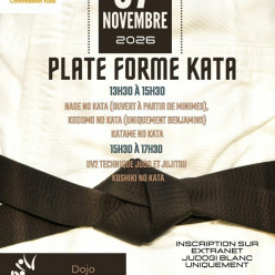 Plateforme Kata : Nage no kata, Kodomo na kata, Katame no kata, UV2 judo et jutjitsu, Koshiki no kata