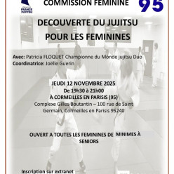 Commission féminine : Découverte du jujisu pour les féminines